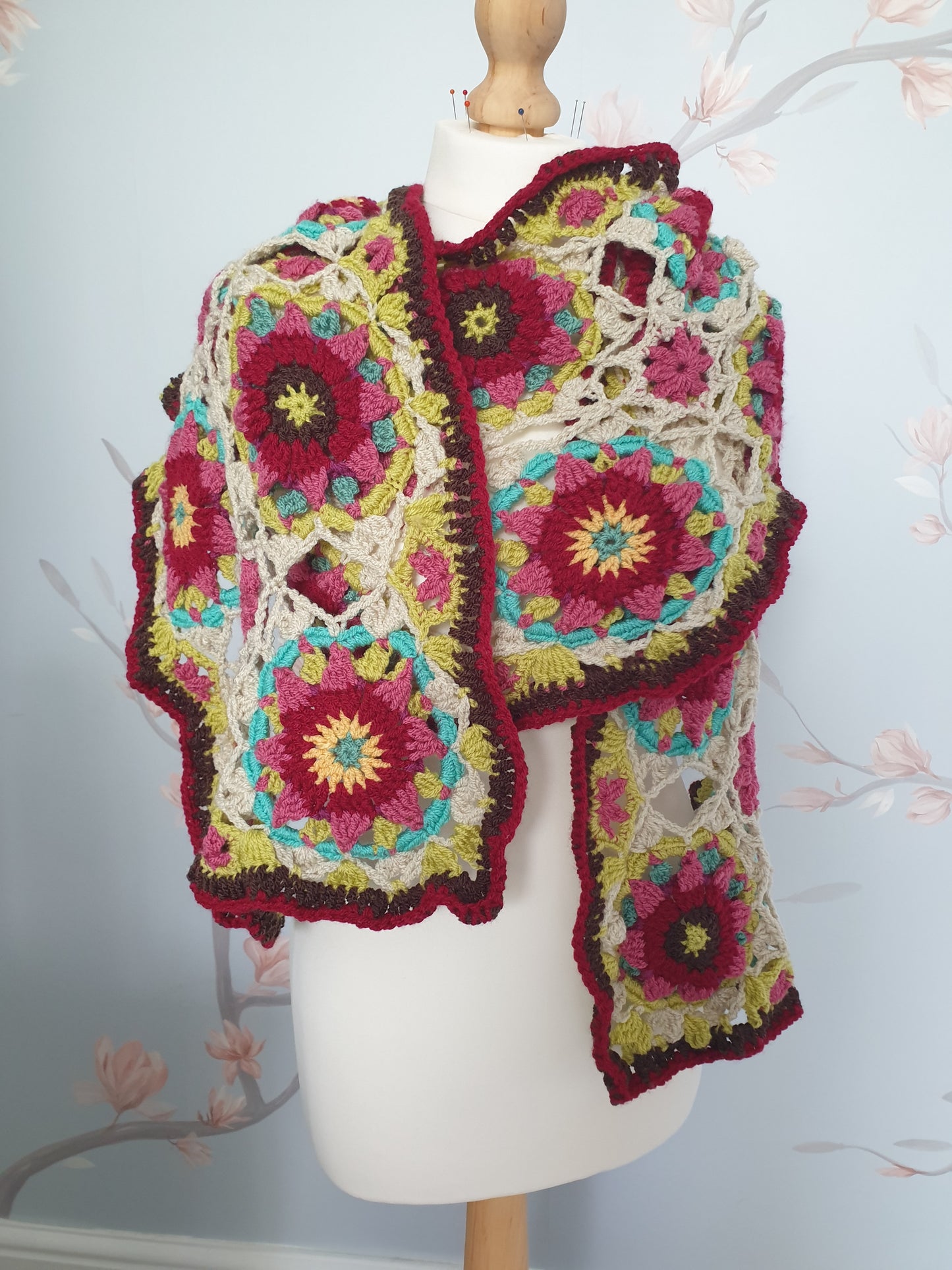 Gorgeous Autumn Shawl/Wrap